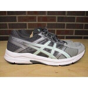 ASICS Gel Contend 4 Womens Gray Green Running Athletic Shoes Sneakers T765N 11